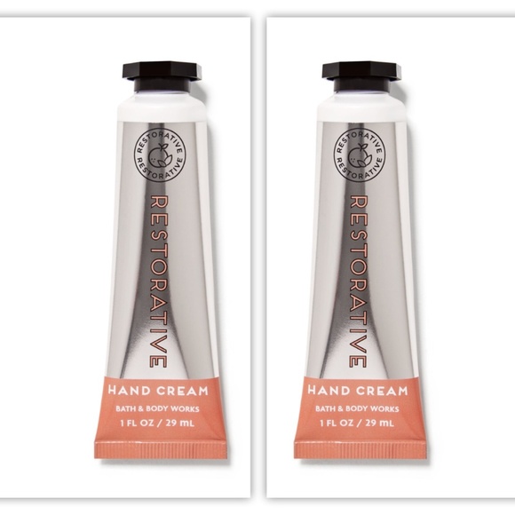 Bath & Body Works LOT Set of 2 Restorative Hand Cream Lotion 1 fl oz each NEW - Picture 1 of 4